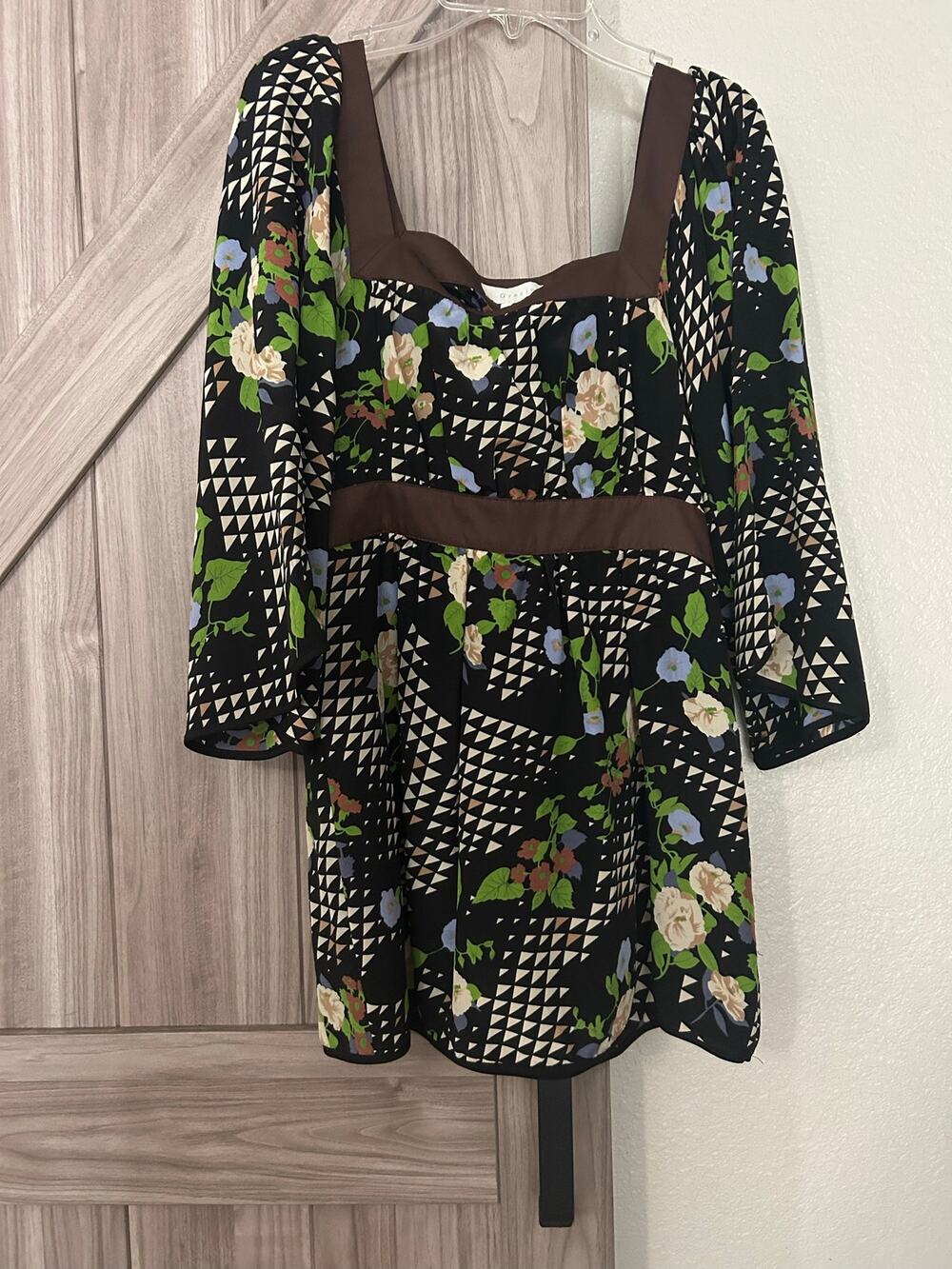 NWT Gracie small silk tunic top